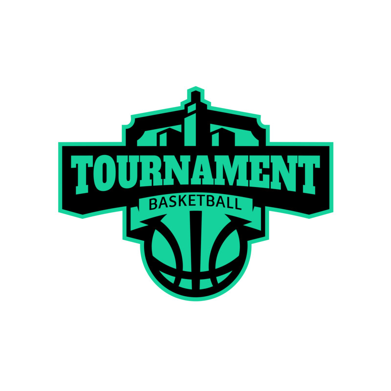 Tournament Basketball logo template Thumbnail
