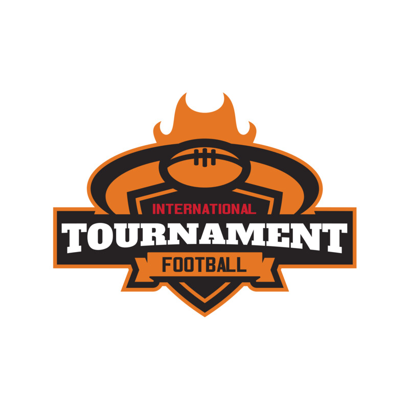 Tournament International Football logo template Thumbnail