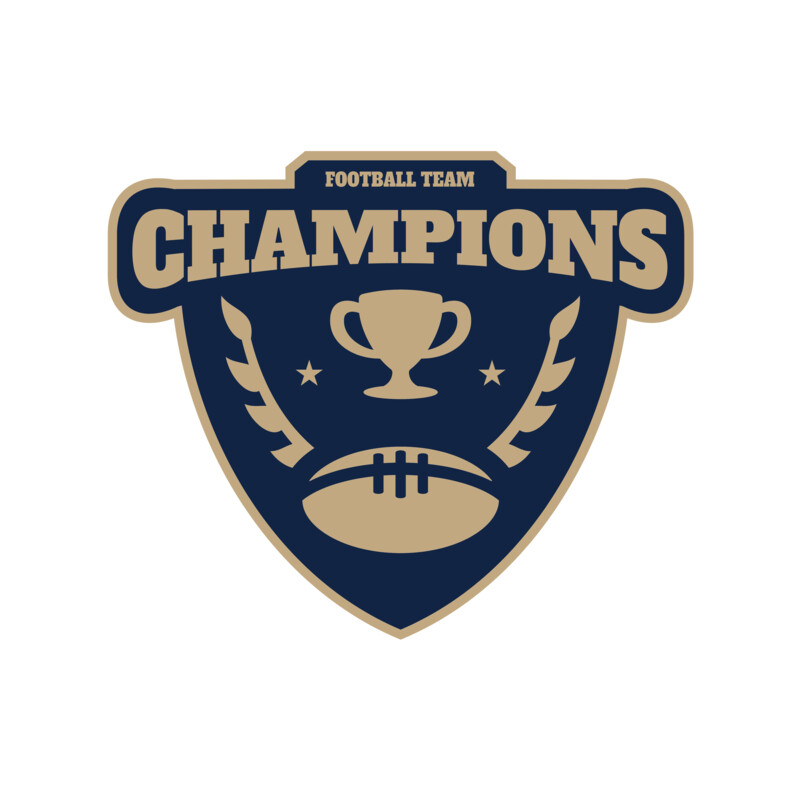 Champions Football Team logo template Thumbnail